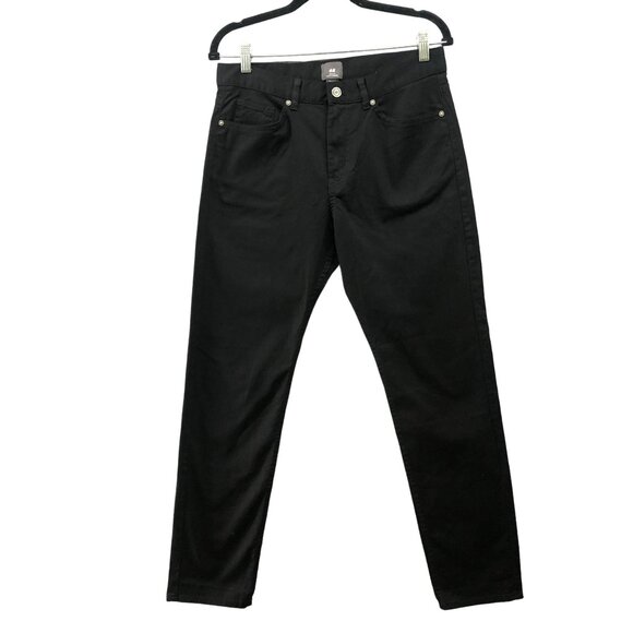 H&M Other - H&M Slim Fit Chino Pants Mens 29x32 (29x29) Black Flat Front Denim Jean